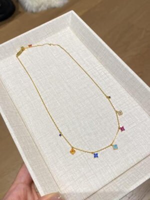 Gold-Plated Dopamine-Inspired Color Necklace