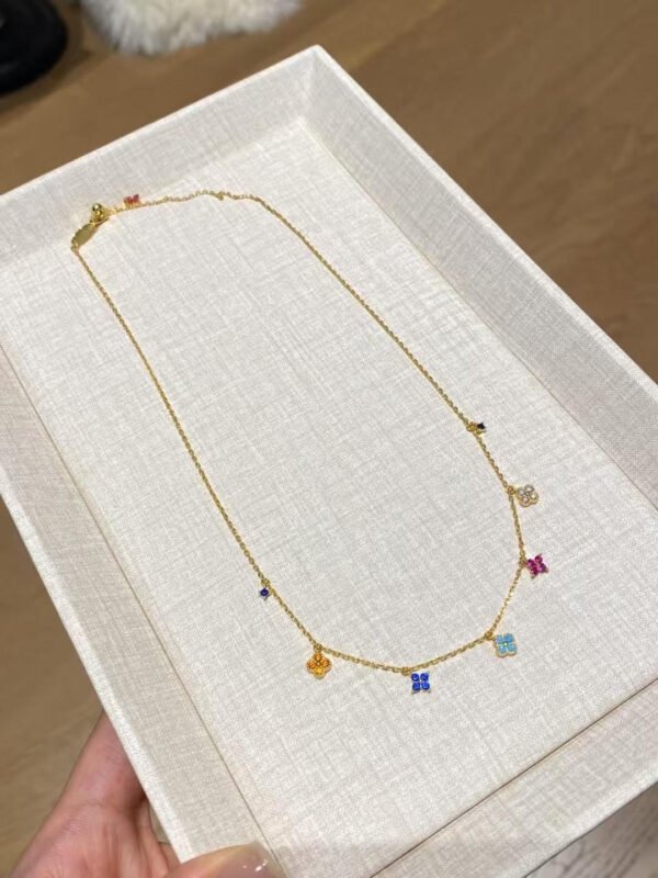Gold-Plated Dopamine-Inspired Color Necklace