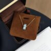 Long-shaped Aquamarine Necklace